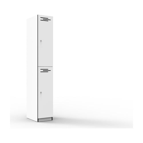 2 Door Melamine Locker, view 2