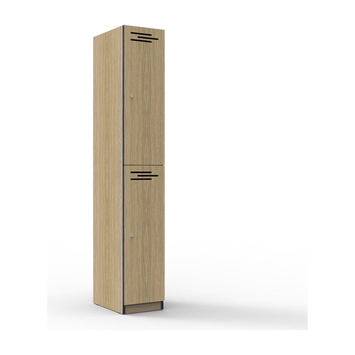 2 Door Melamine Locker, view 3