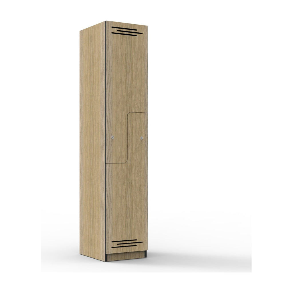 2 Door Step Door Melamine Locker, view 2