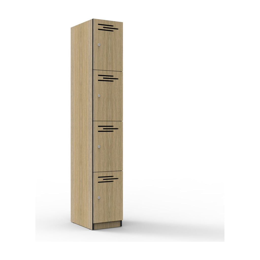 2 Door Step Door Melamine Locker, view 3