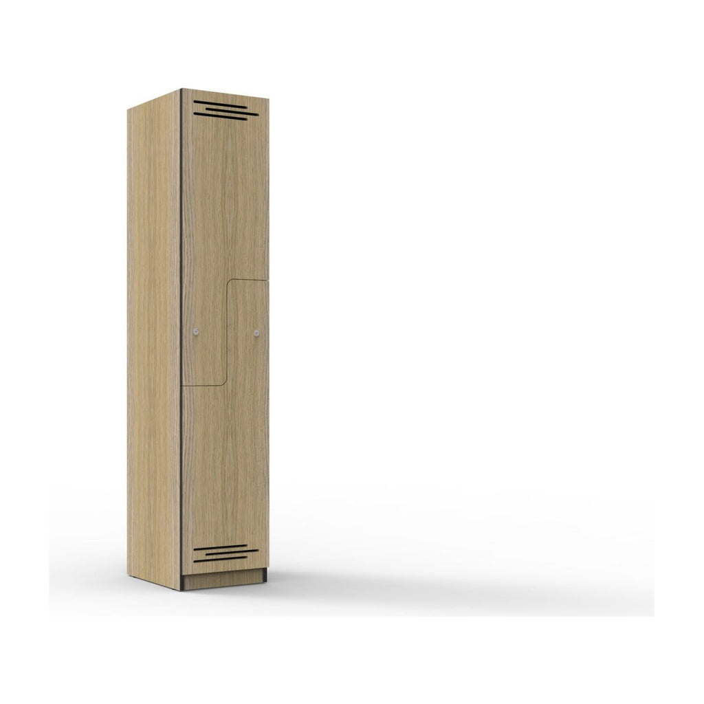 2 Door Step Door Melamine Locker, view 4
