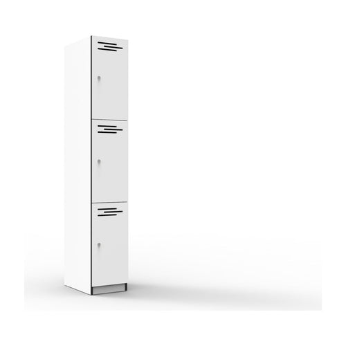 3 Door Melamine Locker