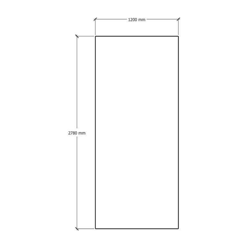 Acouline Form Wall Panel, dimensions drawing