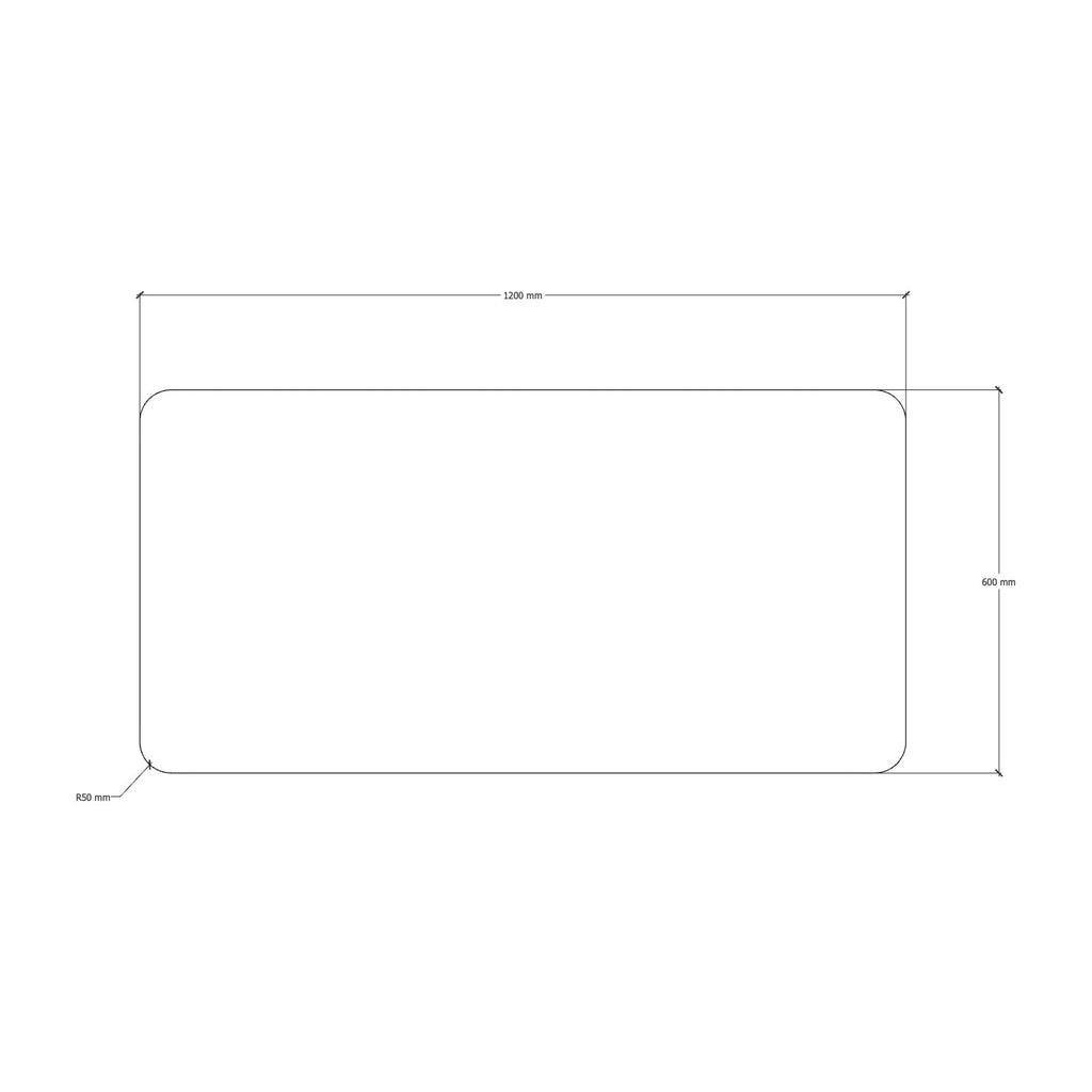 Acouline V Groove Horizon Span Hanging Ceiling Panels, dimensions drawing