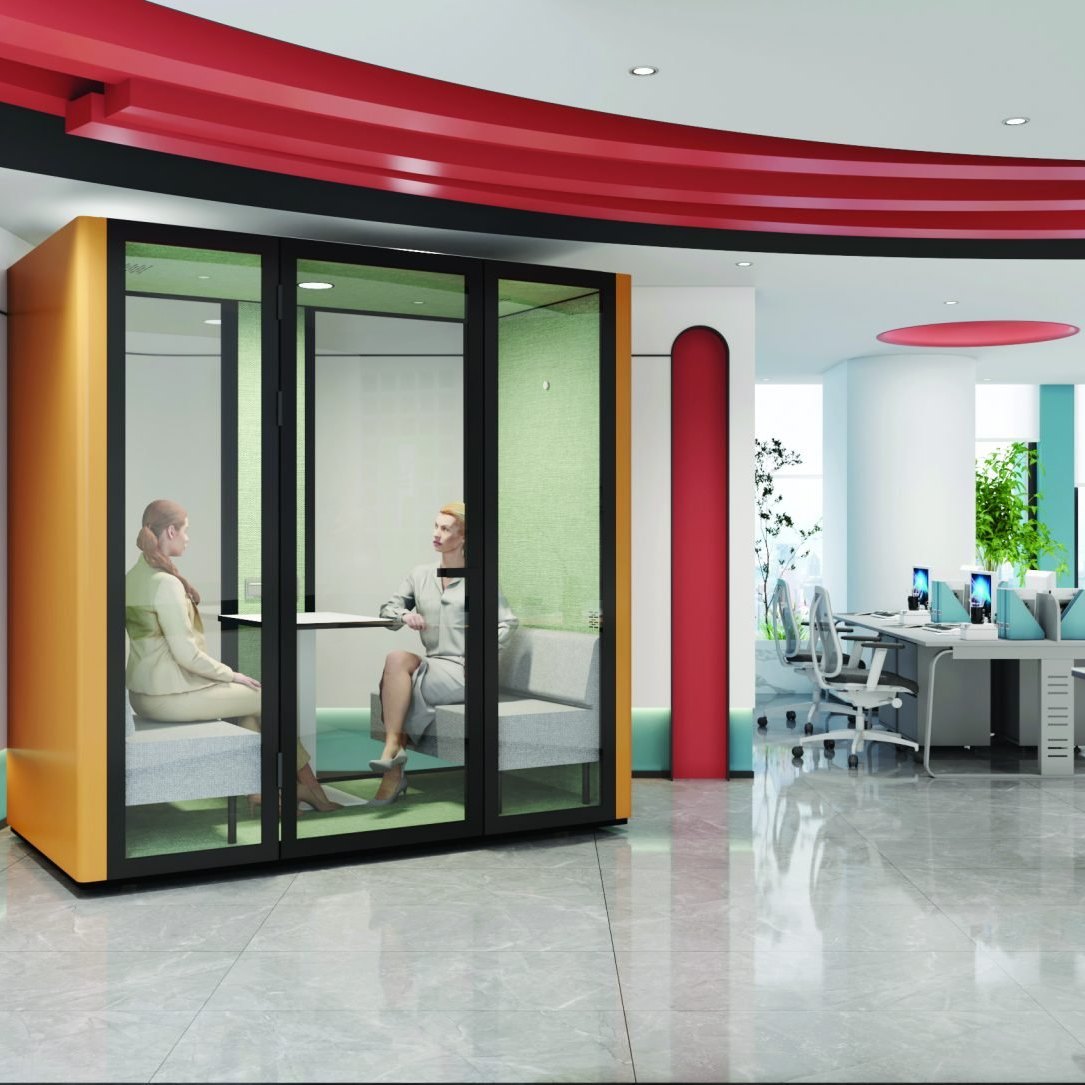 B.Quiet Meeting Pod - Custom Colour, view 2