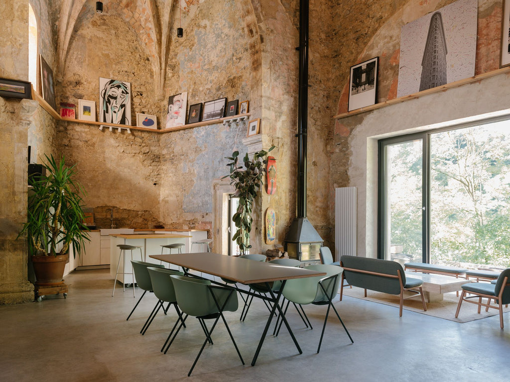 Bai Steel Table by Ondarreta, view 8