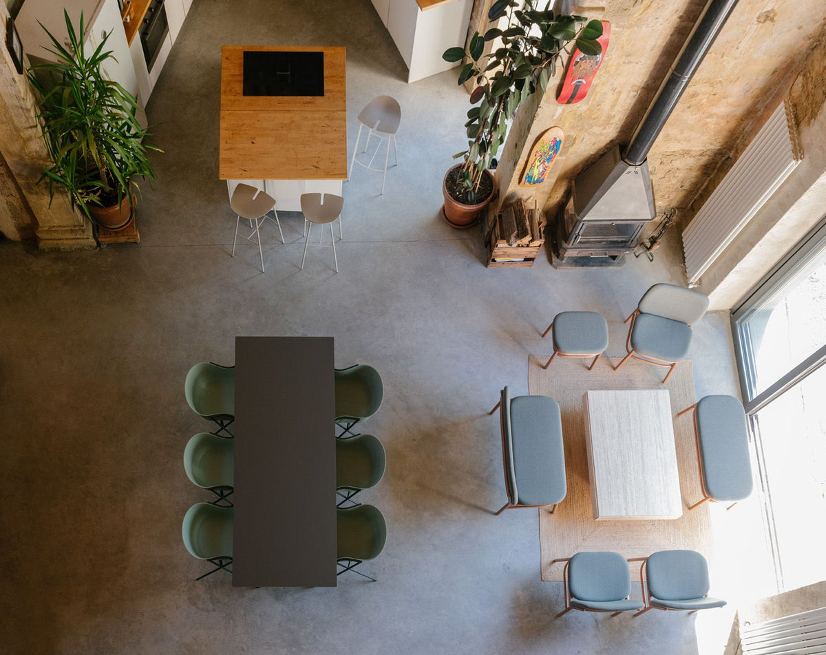 Bai Steel Table by Ondarreta, view 9