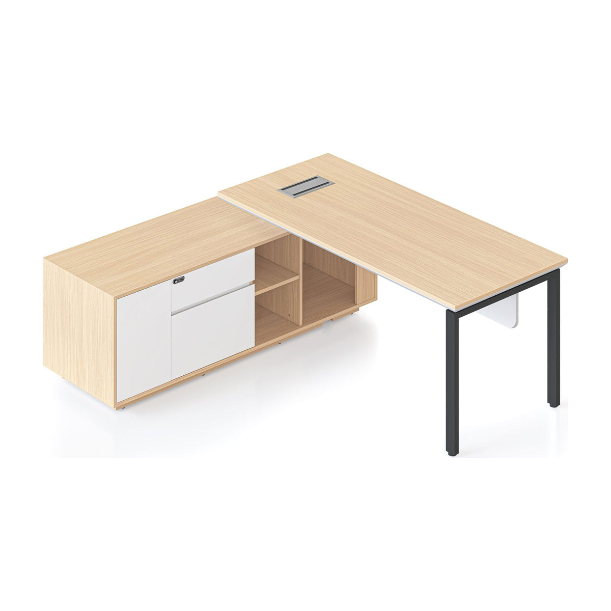 Casa Executive Desk & Cabinet, view 2