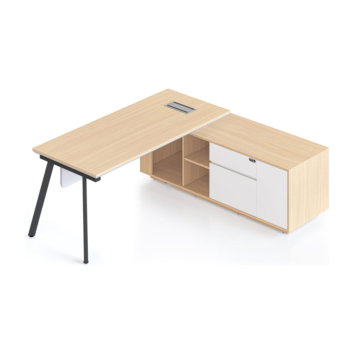 Casa Executive Desk & Cabinet, view 10