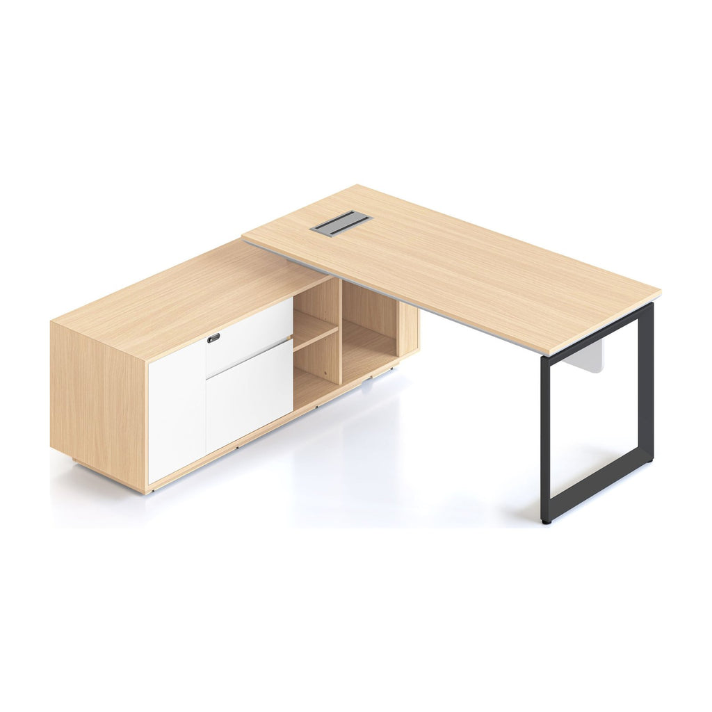 Casa Executive Desk & Cabinet, view 11