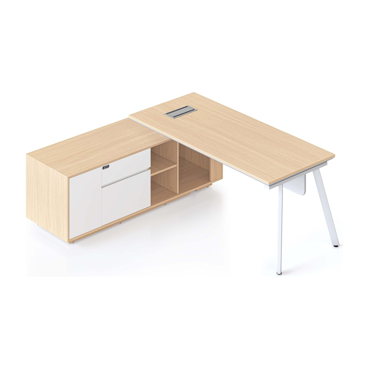 Casa Executive Desk & Cabinet, view 12