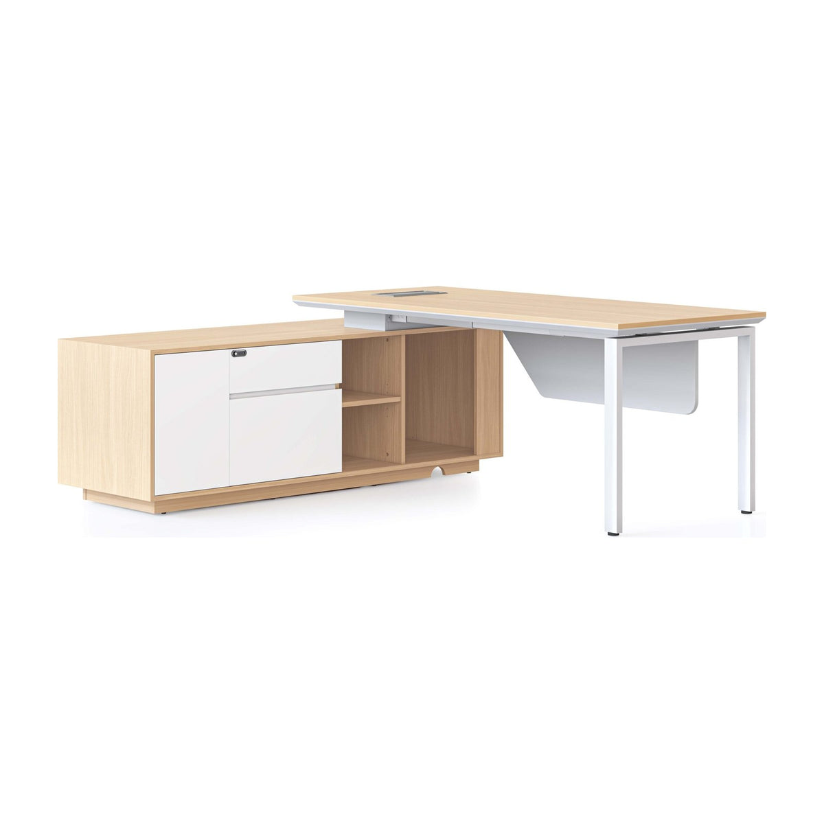 Casa Executive Desk & Cabinet, view 13