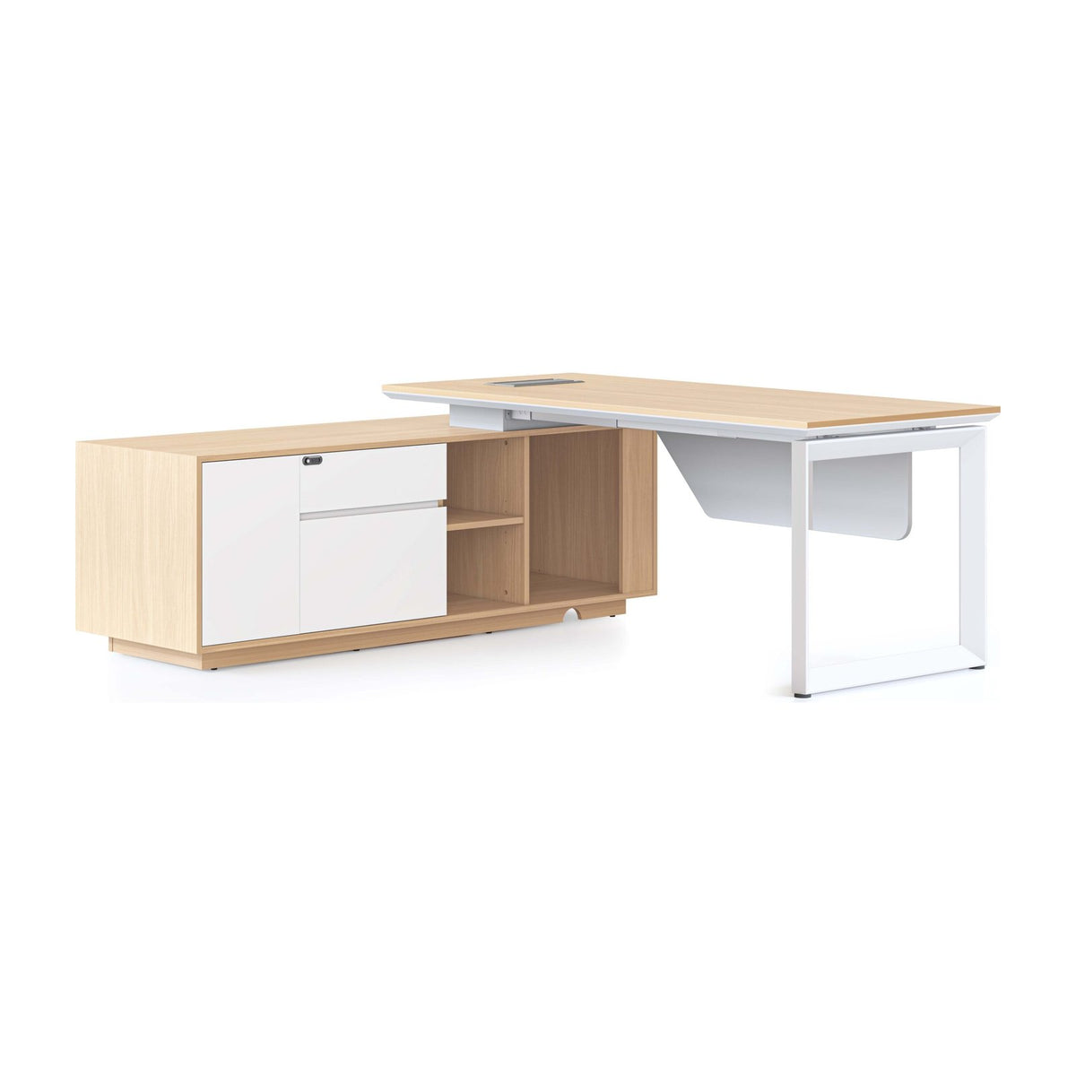 Casa Executive Desk & Cabinet, view 14