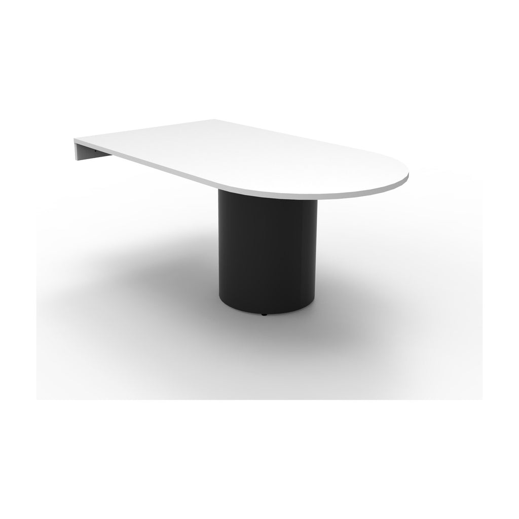 Drum Base D-End Table