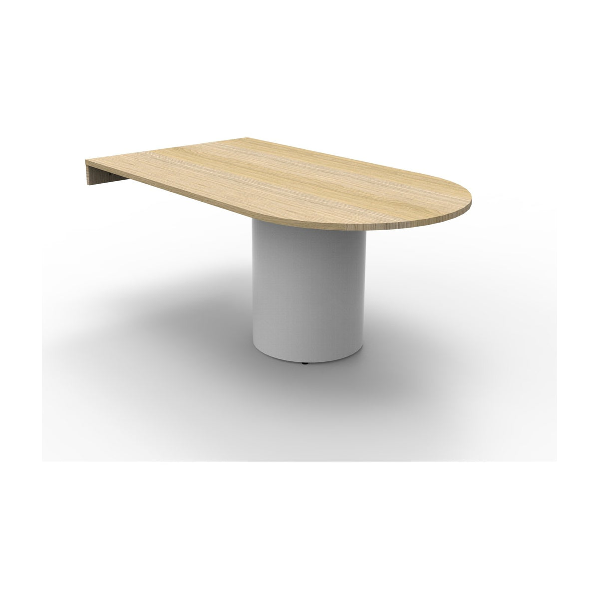 Drum Base D-End Table, view 4
