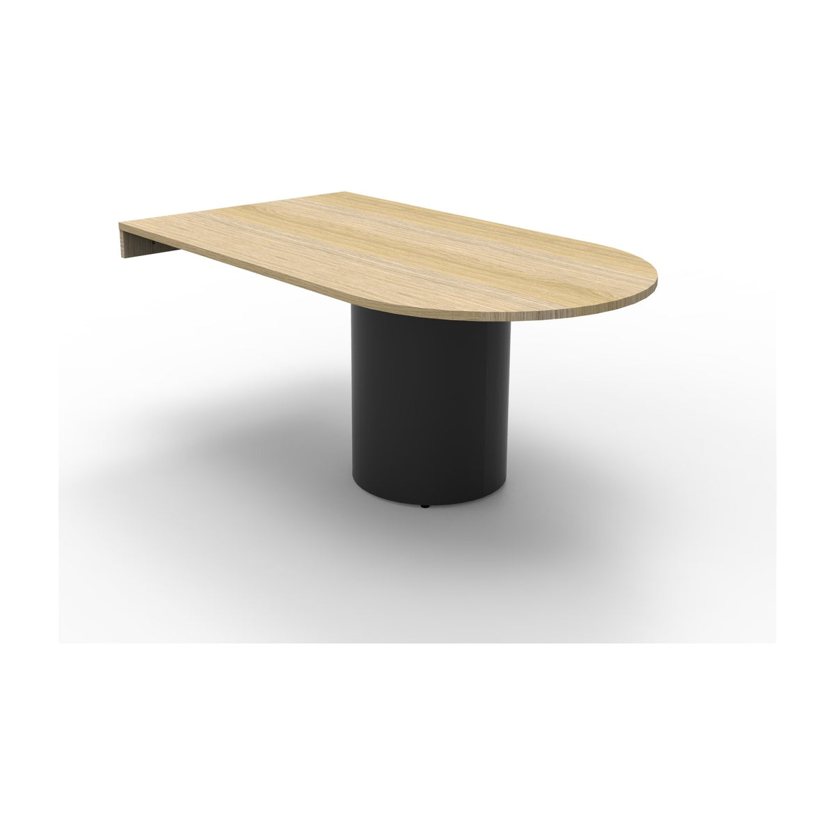 Drum Base D-End Table, view 5