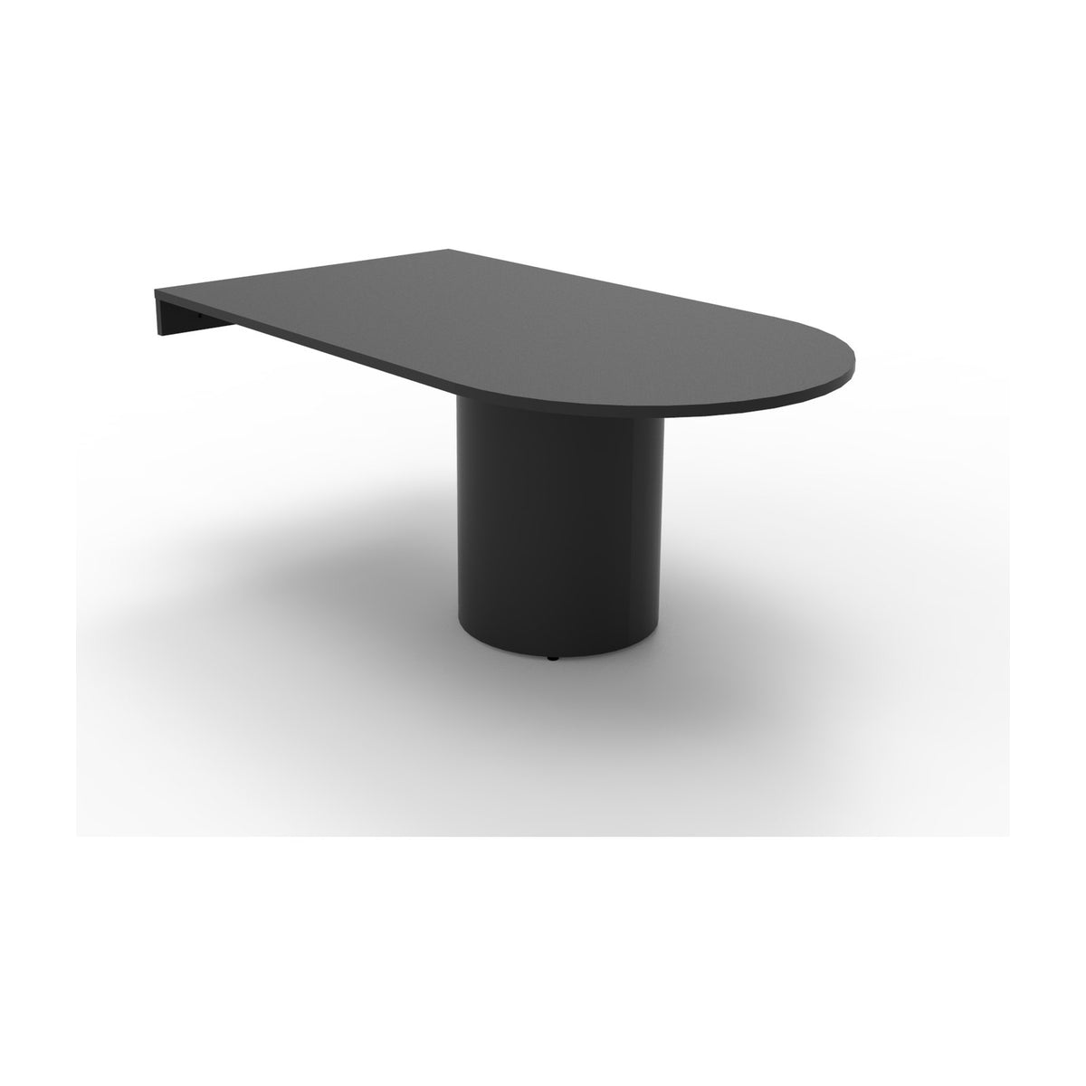Drum Base D-End Table, view 6