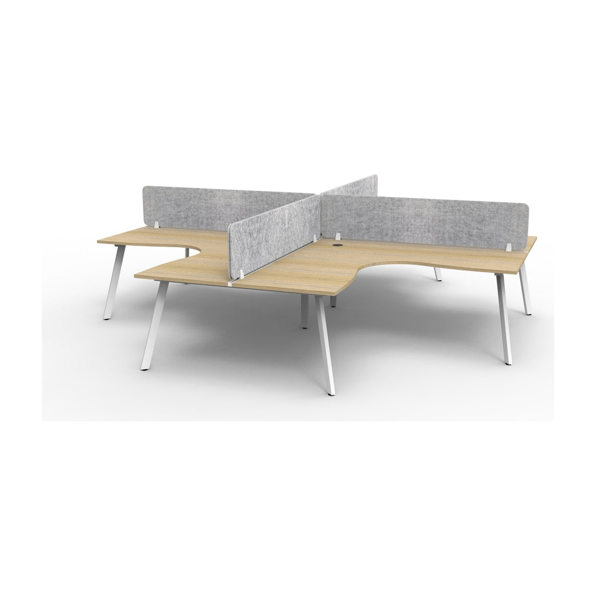 Eternity Leg Corner Workstation, view 3