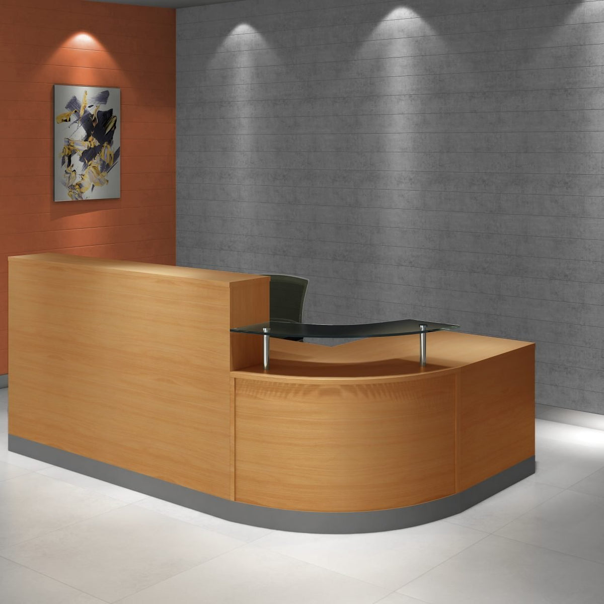 Flow Reception Counter, view 3