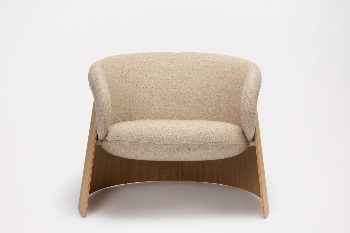Ginger Wood Lounge Chair by Ondarreta
