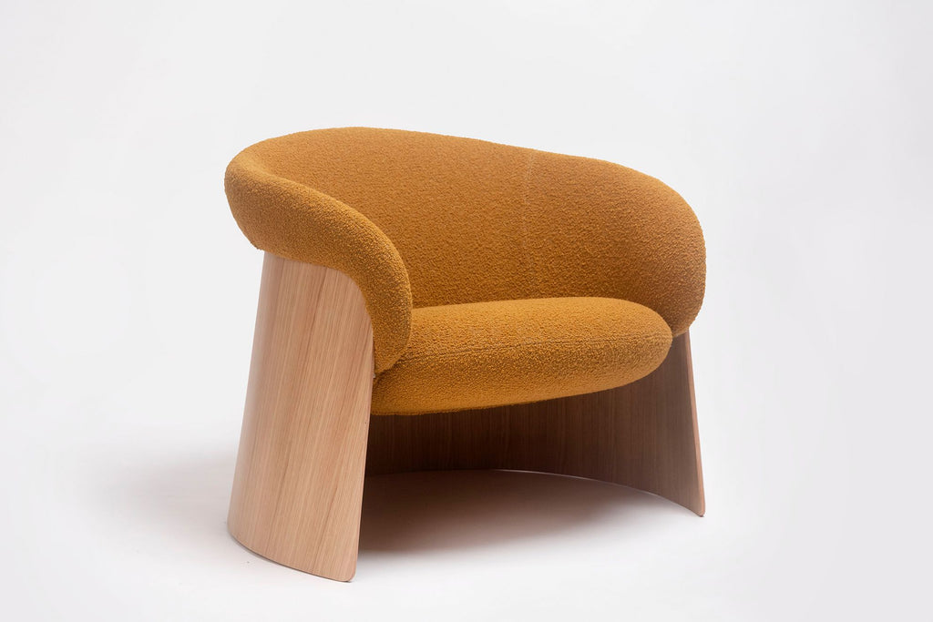 Ginger Wood Lounge Chair by Ondarreta, view 9