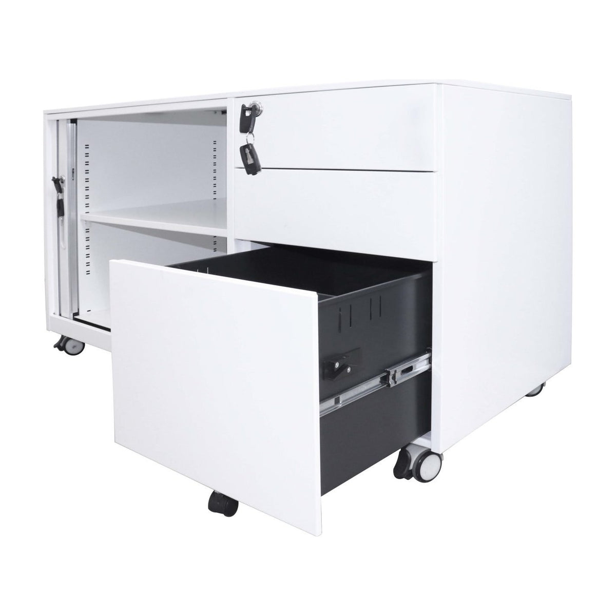 GO Steel Mobile Caddy -  Left Tambour, view 2