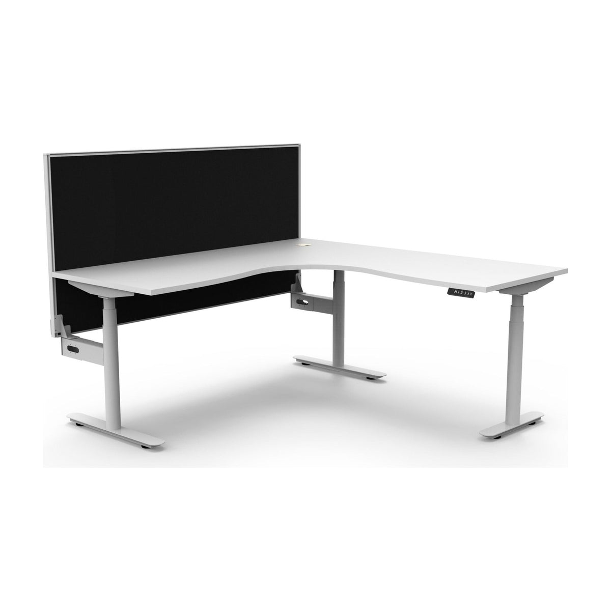 Halo+ Corner Workstation, view 45