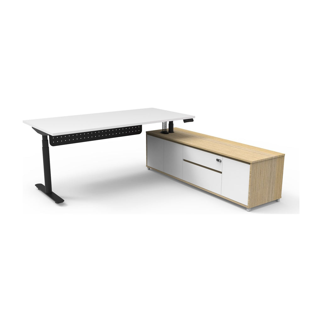 Halo+ Executive Desk & Cabinet, view 4