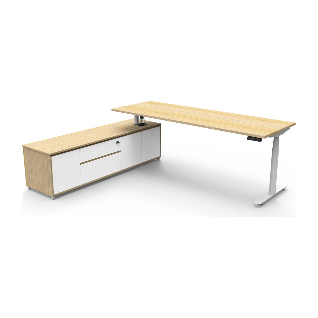 Halo+ Executive Desk & Cabinet, view 6