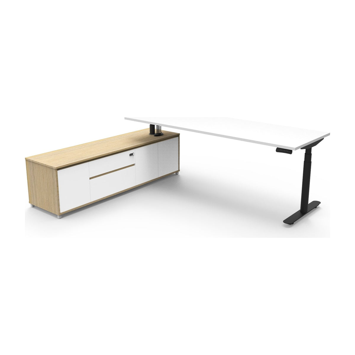 Halo+ Executive Desk & Cabinet, view 7