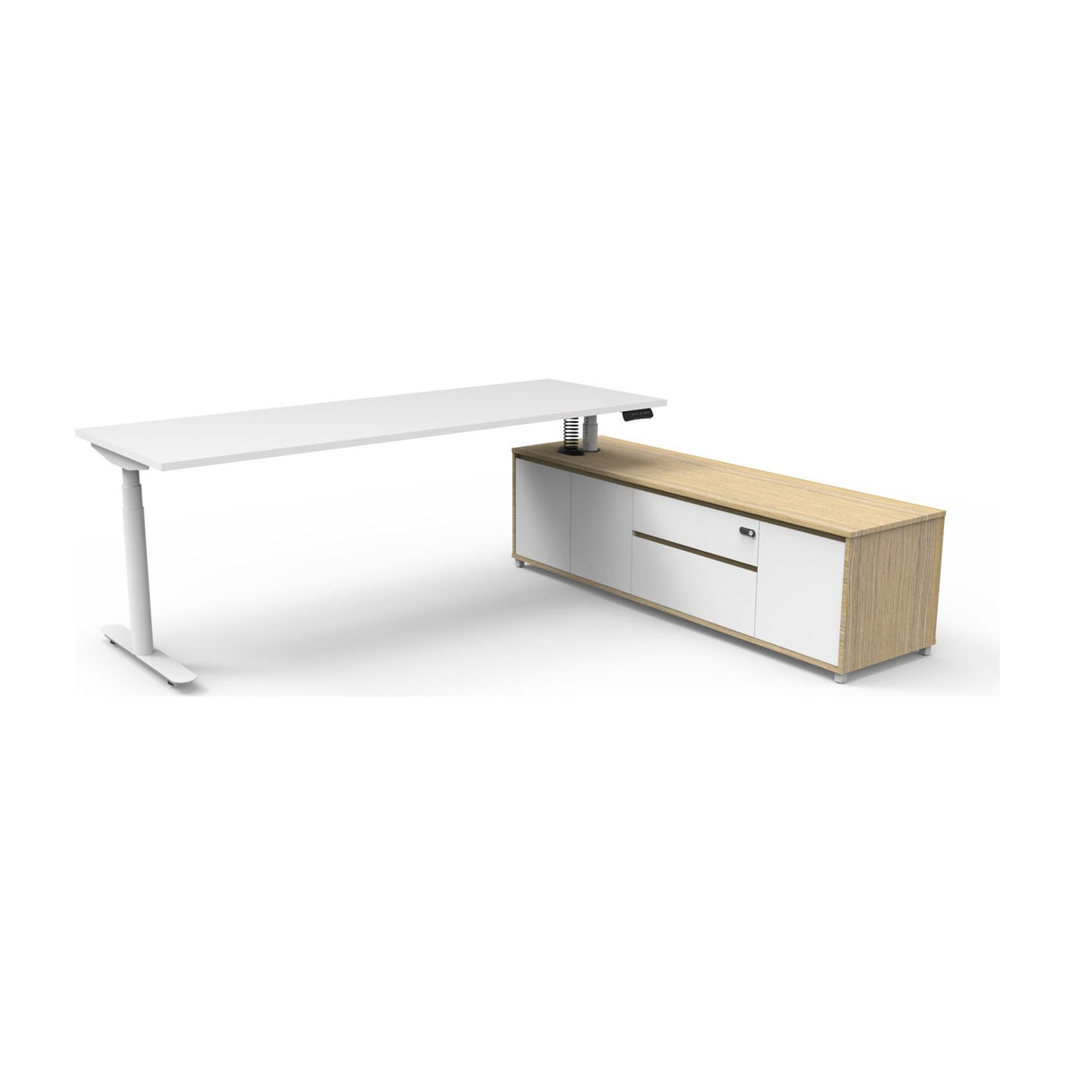 Halo+ Executive Desk & Cabinet, view 12