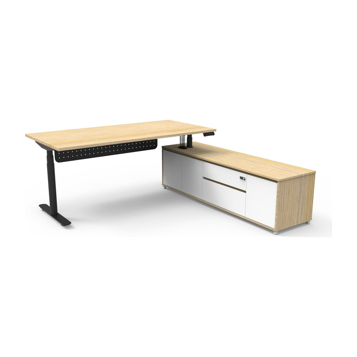 Halo+ Executive Desk & Cabinet, view 13
