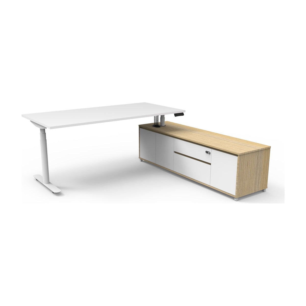 Halo+ Executive Desk & Cabinet, view 17