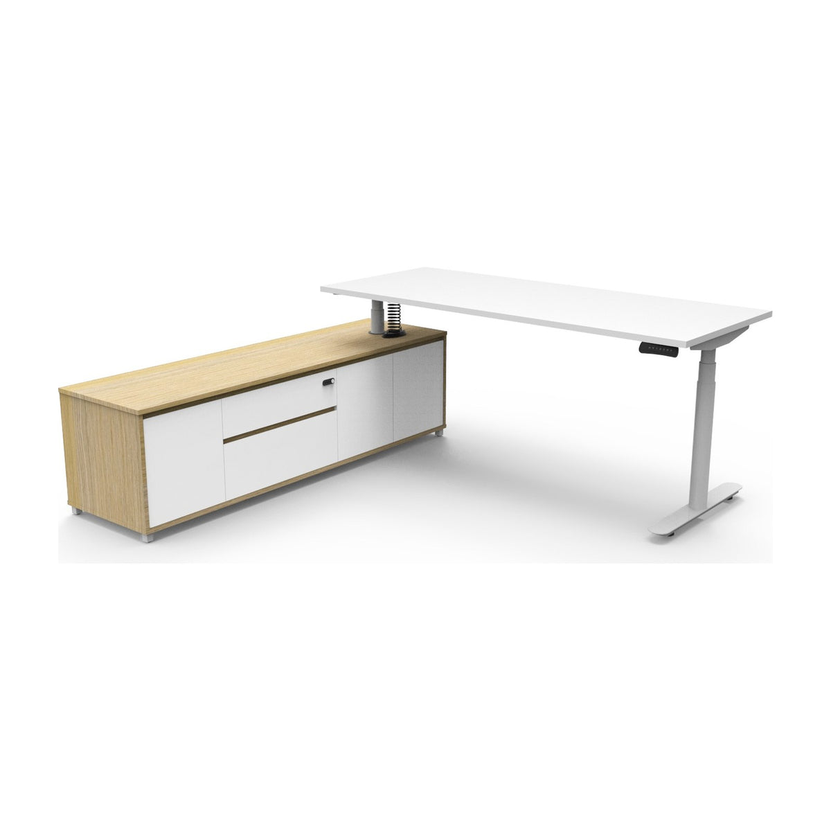 Halo+ Executive Desk & Cabinet, view 21