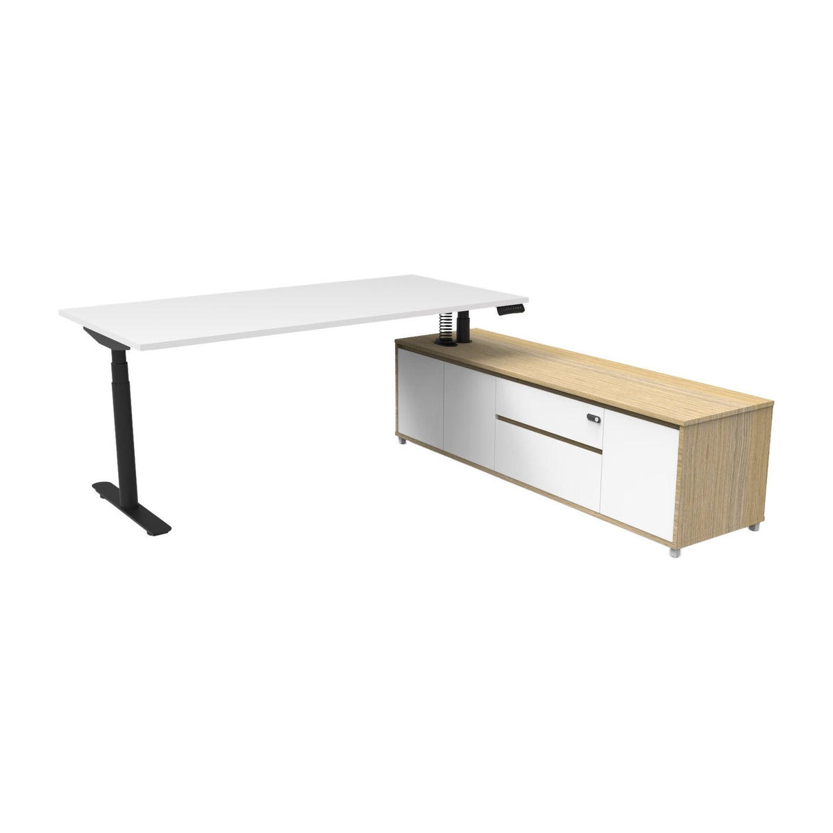 Halo+ Executive Desk & Cabinet, view 22