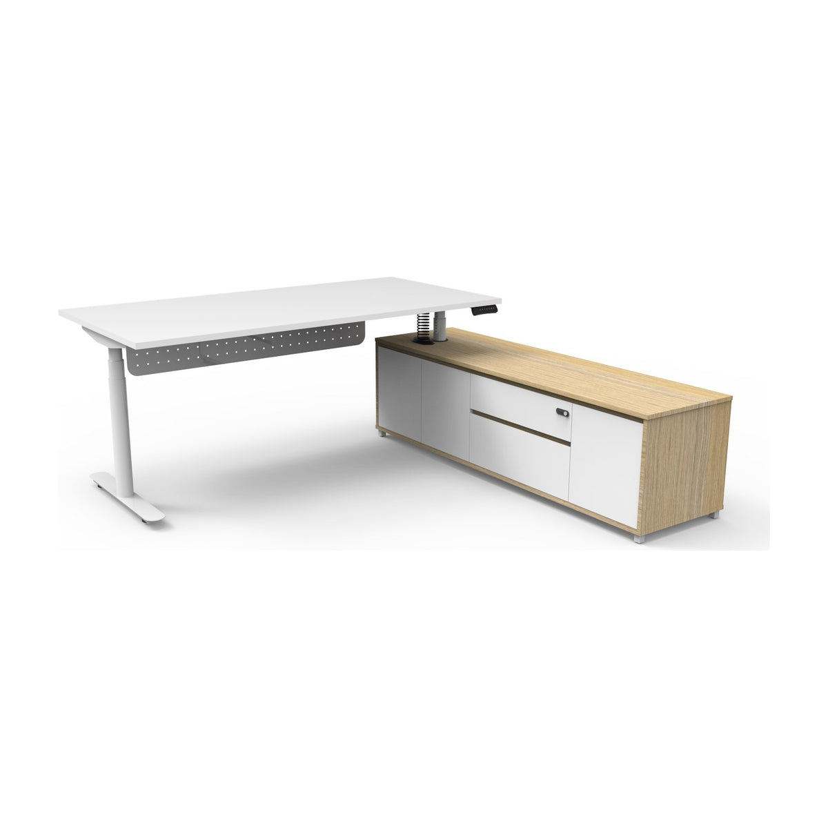 Halo+ Executive Desk & Cabinet, view 23