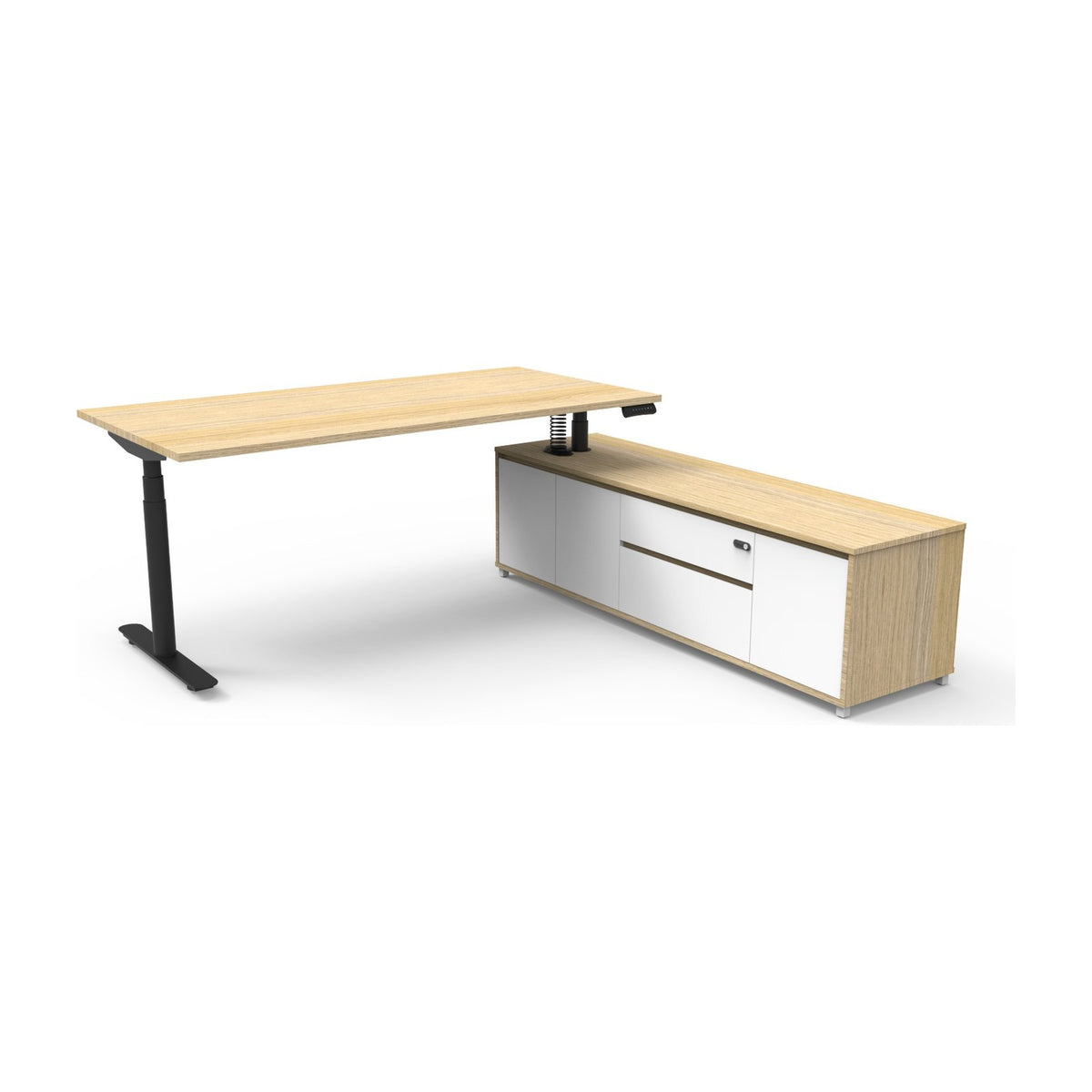 Halo+ Executive Desk & Cabinet, view 24