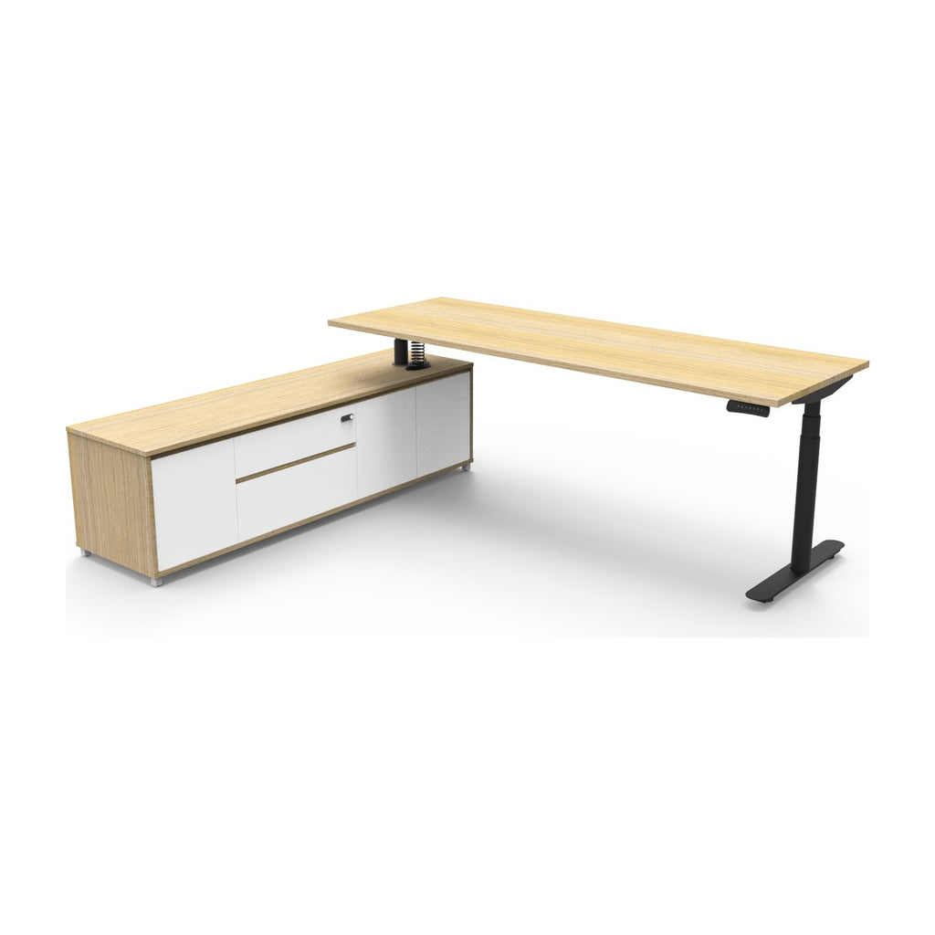 Halo+ Executive Desk & Cabinet, view 31