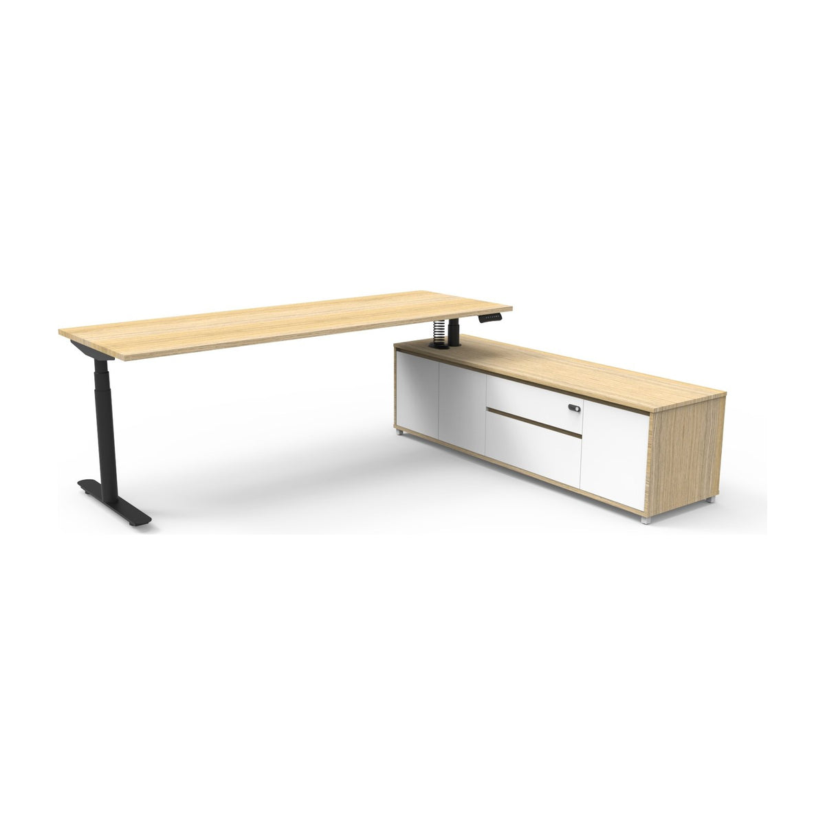 Halo+ Executive Desk & Cabinet, view 32