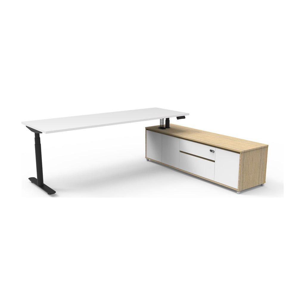Halo+ Executive Desk & Cabinet, view 33