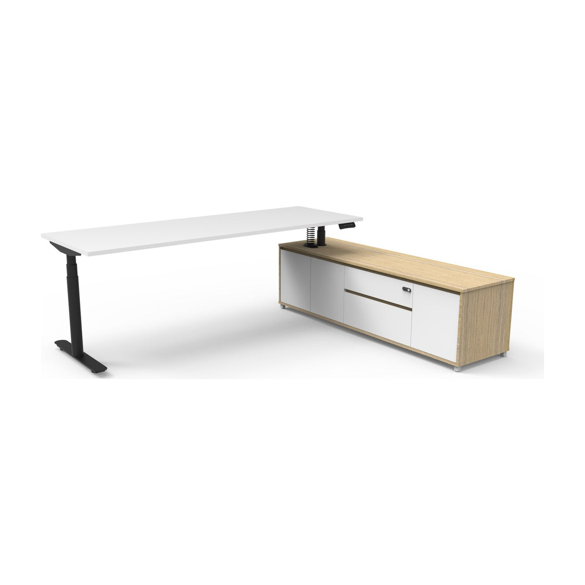 Halo+ Executive Desk & Cabinet, view 33
