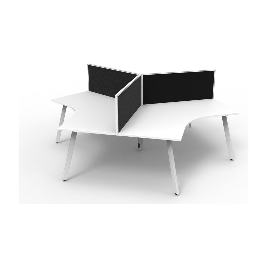 Infinity 120 Degree Workstation - Eternity Leg