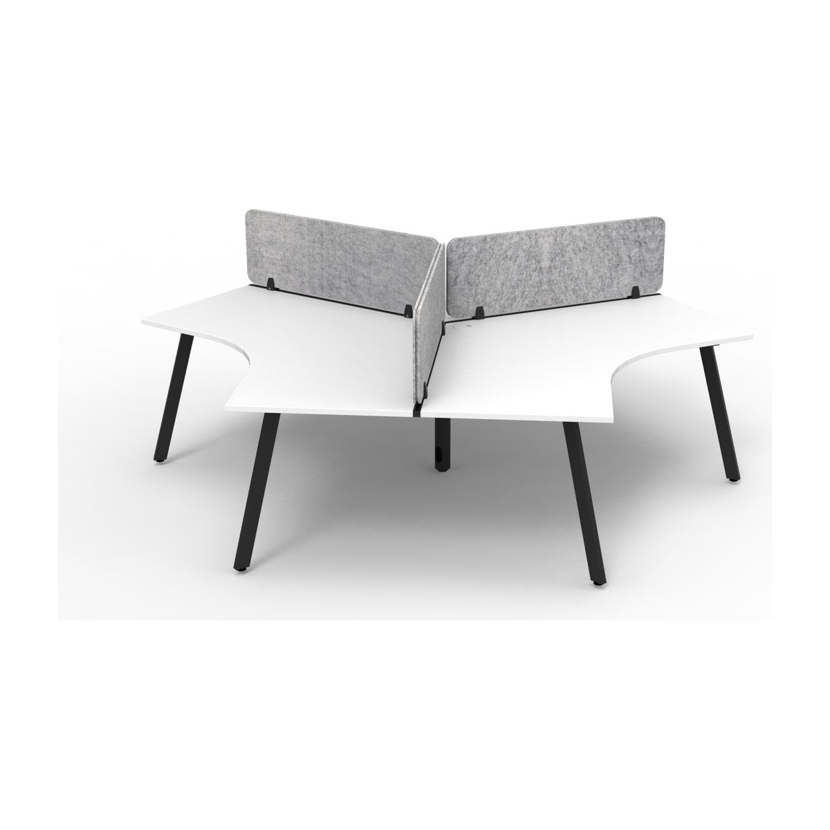 Infinity 120 Degree Workstation - Eternity Leg, view 3