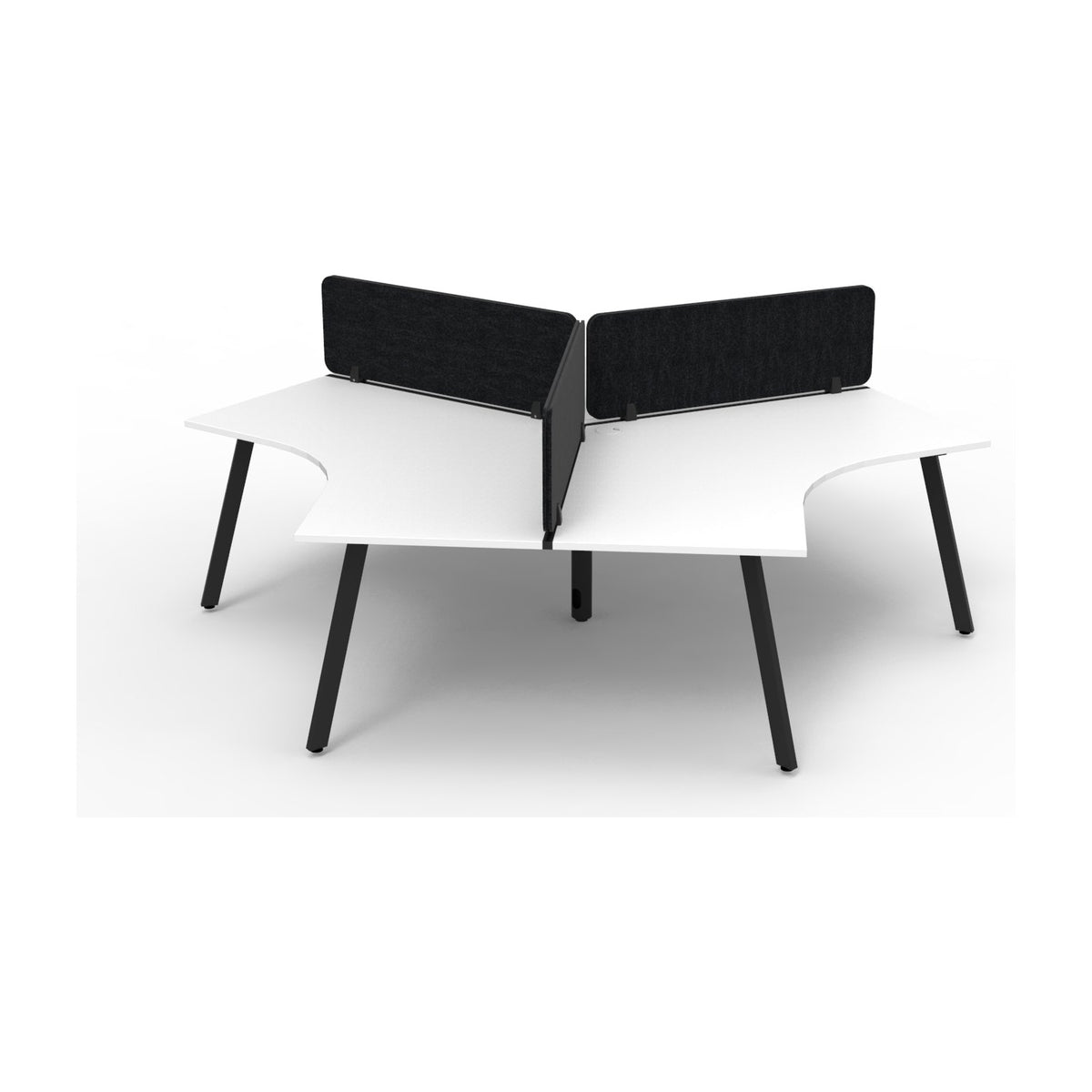 Infinity 120 Degree Workstation - Eternity Leg, view 4