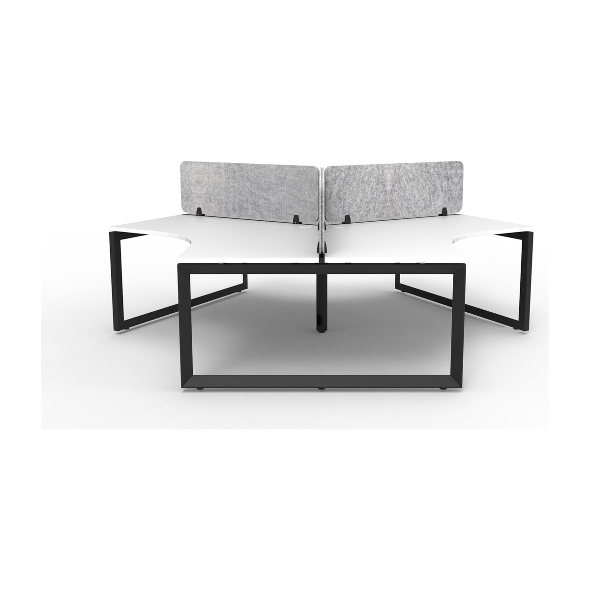 Infinity 120 Degree Workstation - Loop Leg, view 3