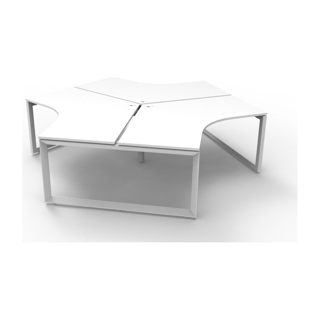 Infinity 120 Degree Workstation - Loop Leg, view 4