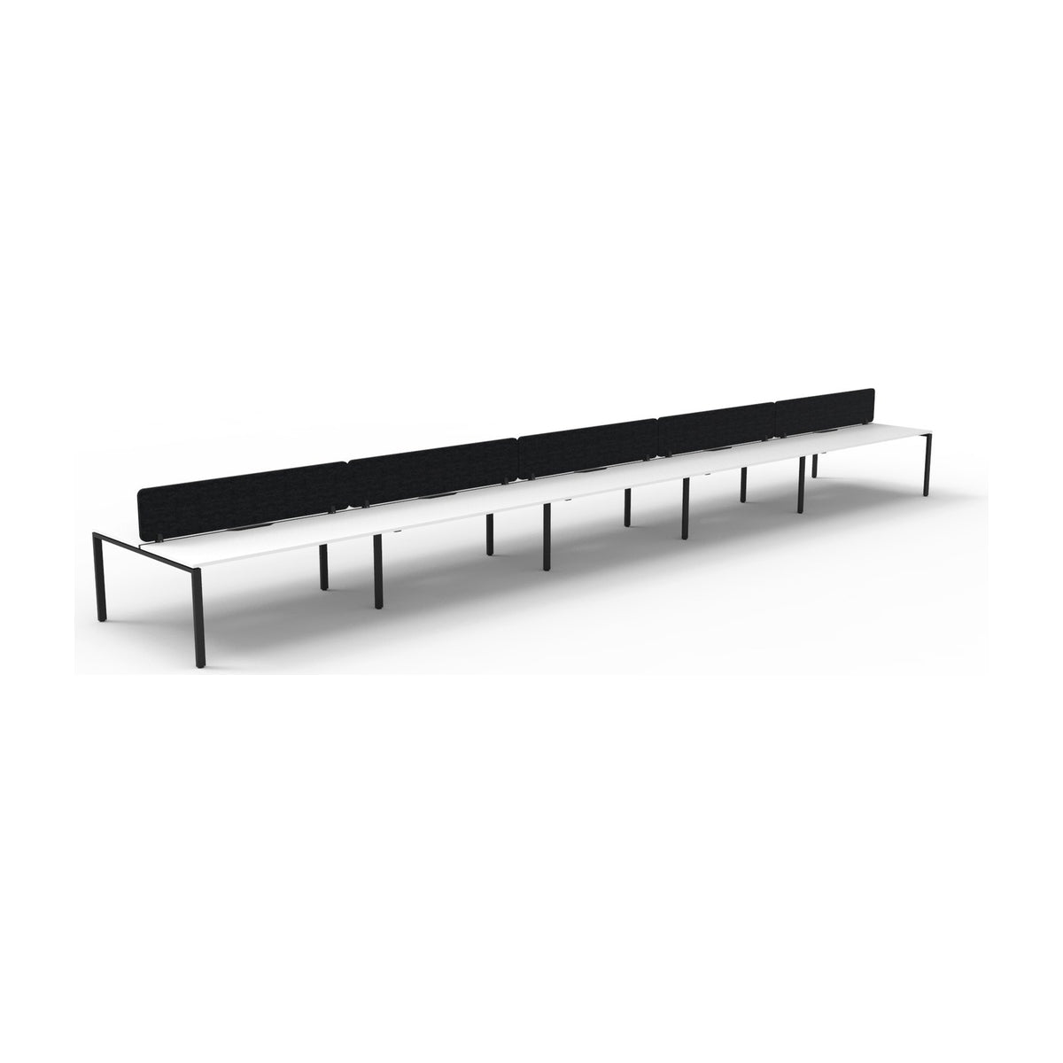 Infinity Back to Back Profile Leg Workstation, view 76