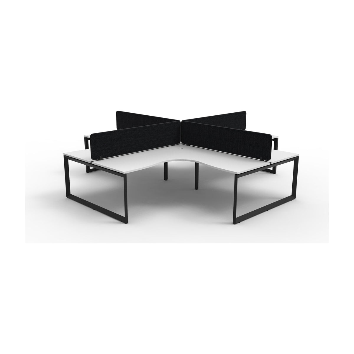 Infinity Loop Leg Corner Workstation