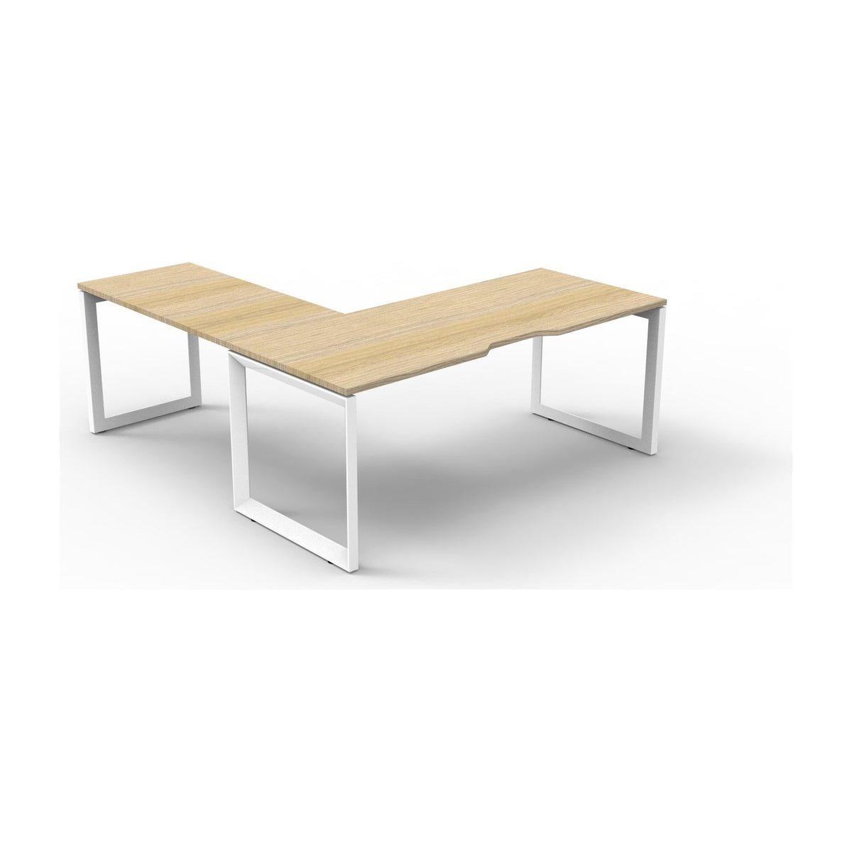 Infinity Loop Leg Corner Workstation, view 2