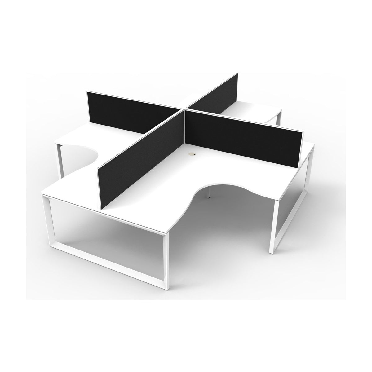 Infinity Loop Leg Corner Workstation, view 11